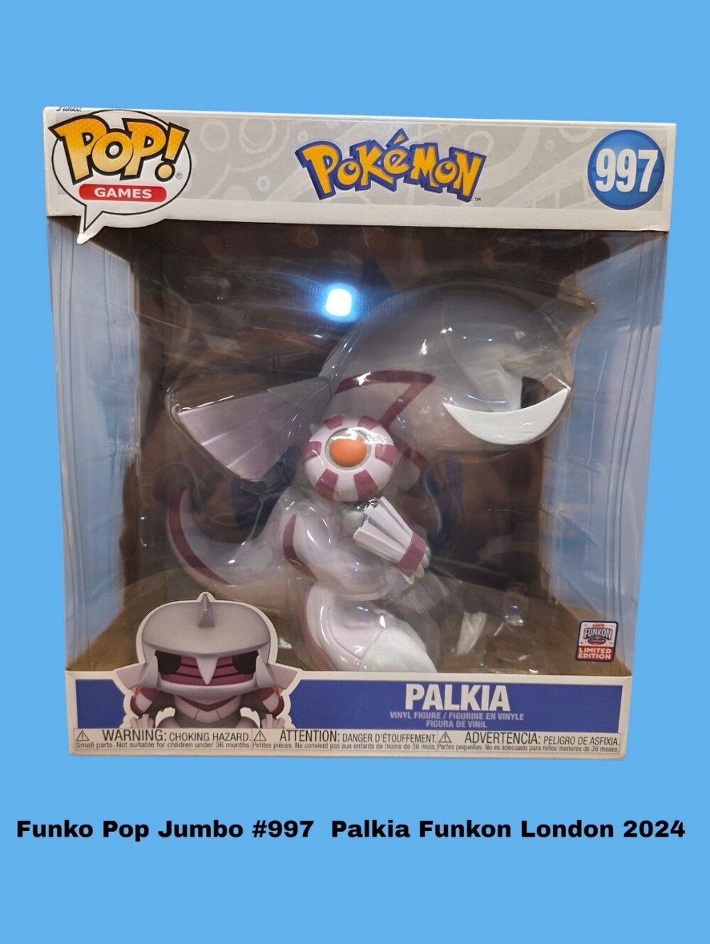Funko Pop 10 in: Pokémon Palkia London Comiccon Target Funko (Exclusive) #997